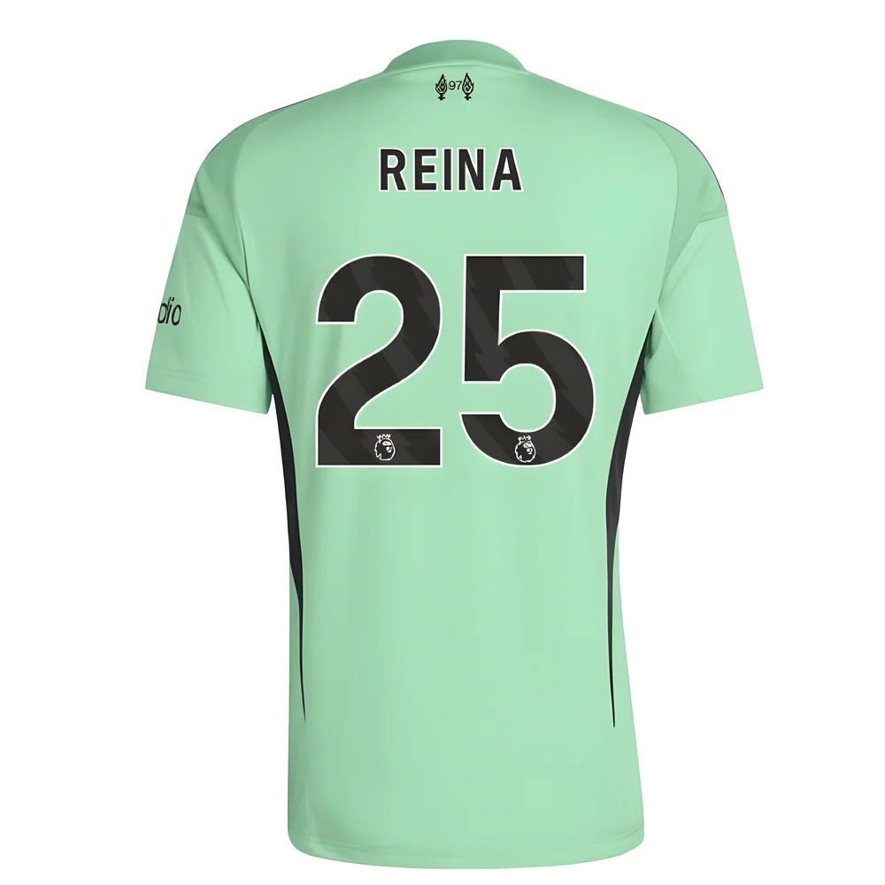 Liverpool Pepe Reina #25 Green Goalkeeper Jersey 2025/26