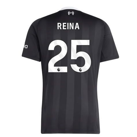 25-26 Liverpool Pepe Reine 25 Black Goalkeeper Jersey