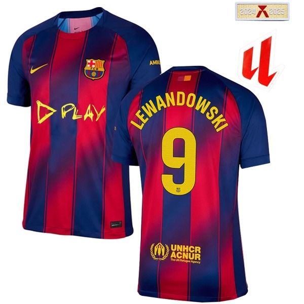 Barcelona Ed Sheeran x El Clásico Lewandowski 9 Home Limited Edition Jersey 2025/26