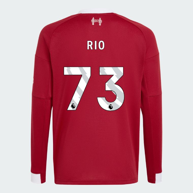 25-26 Liverpool Home RIO 73 Long Sleeve Jersey
