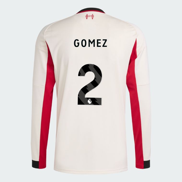 25-26 Liverpool Away GOMEZ 2 Long Sleeve Jersey