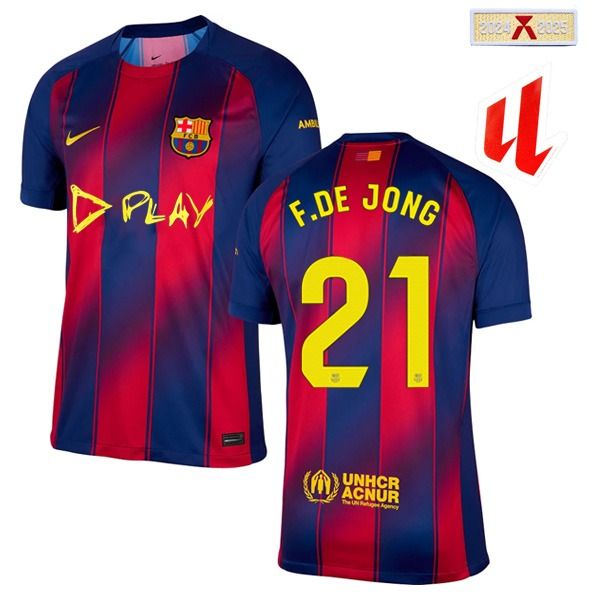 Barcelona Ed Sheeran x El Clásico F. De Jong 21 Home Limited Edition Jersey 2025/26