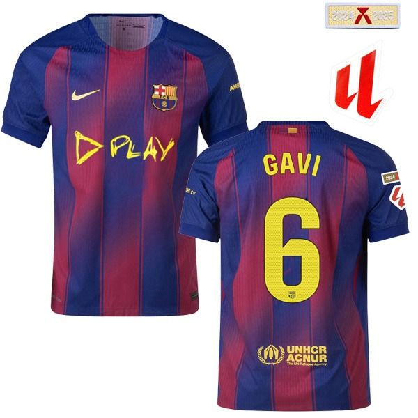 Barcelona Ed Sheeran x El Clásico Gavi 6 Home Limited Edition Jersey 2025/26 (Player Version)