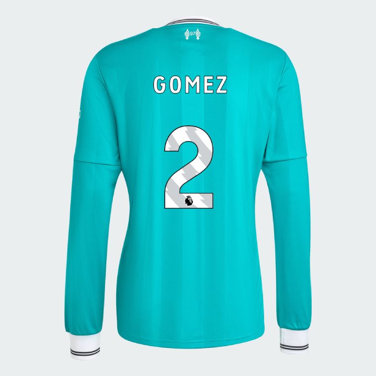 25-26 Liverpool Third GOMEZ 2 Long Sleeve Jersey