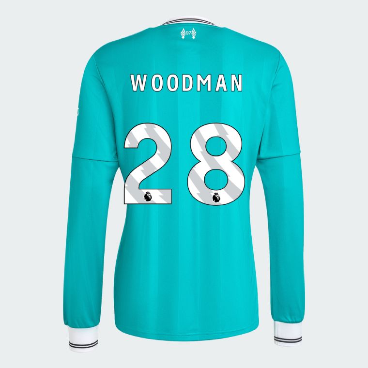 25-26 Liverpool Third WOODMAN 28 Long Sleeve Jersey