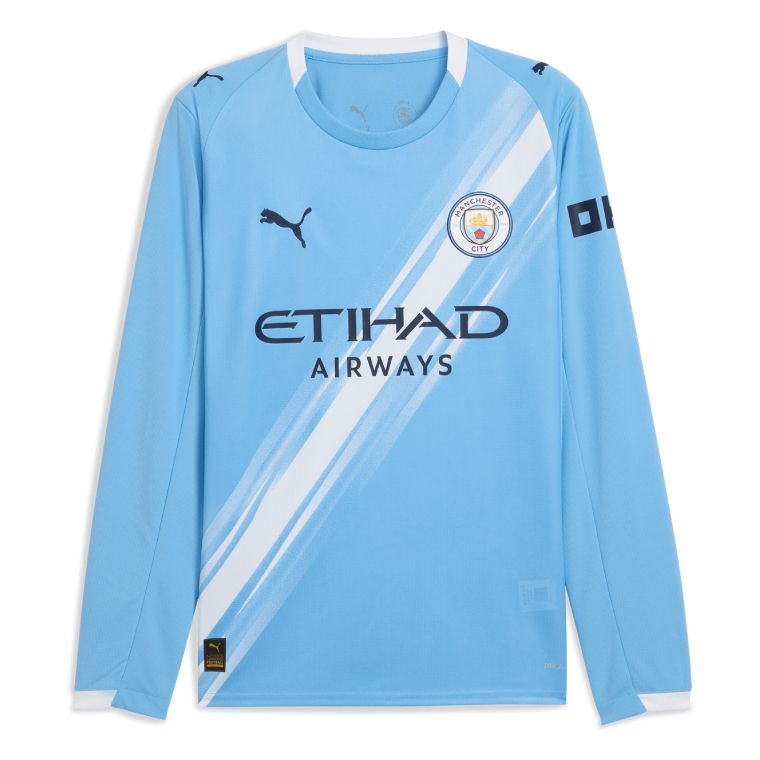 25-26 Manchester City Home Long Sleeve Jersey