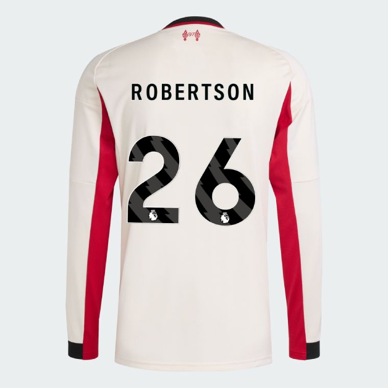 25-26 Liverpool Away ROBERTSON 26 Long Sleeve Jersey