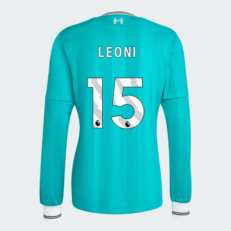 25-26 Liverpool Third LEONI 15 Long Sleeve Jersey
