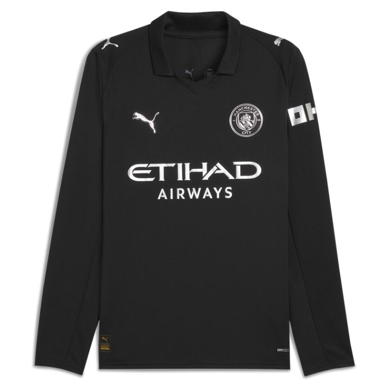25-26 Manchester City Away Long Sleeve Jersey