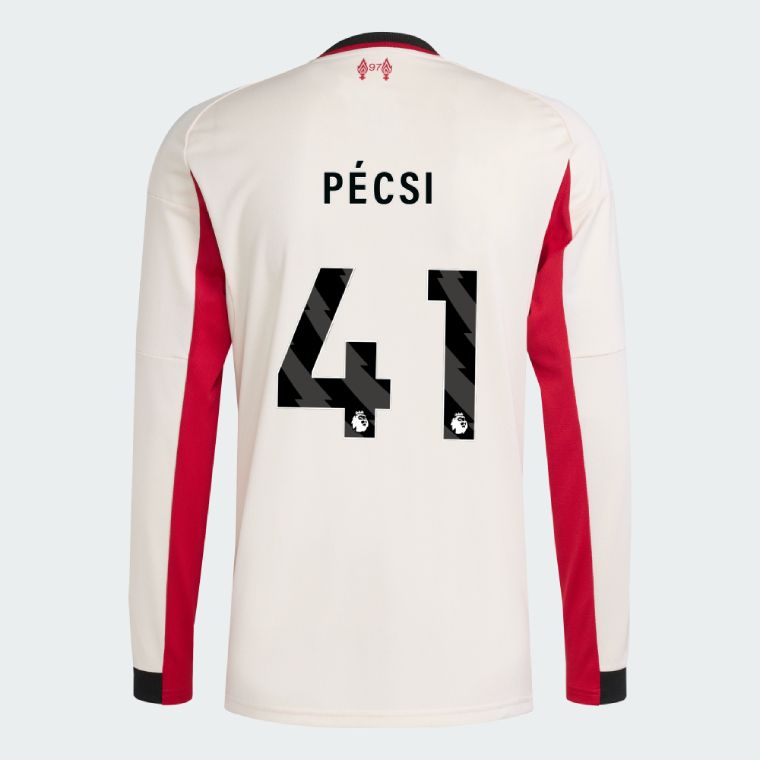 25-26 Liverpool Away PÉCSI 41 Long Sleeve Jersey