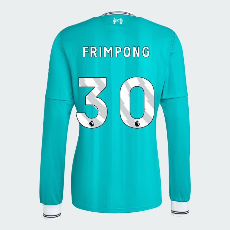 25-26 Liverpool Third FRIMPONG 30 Long Sleeve Jersey