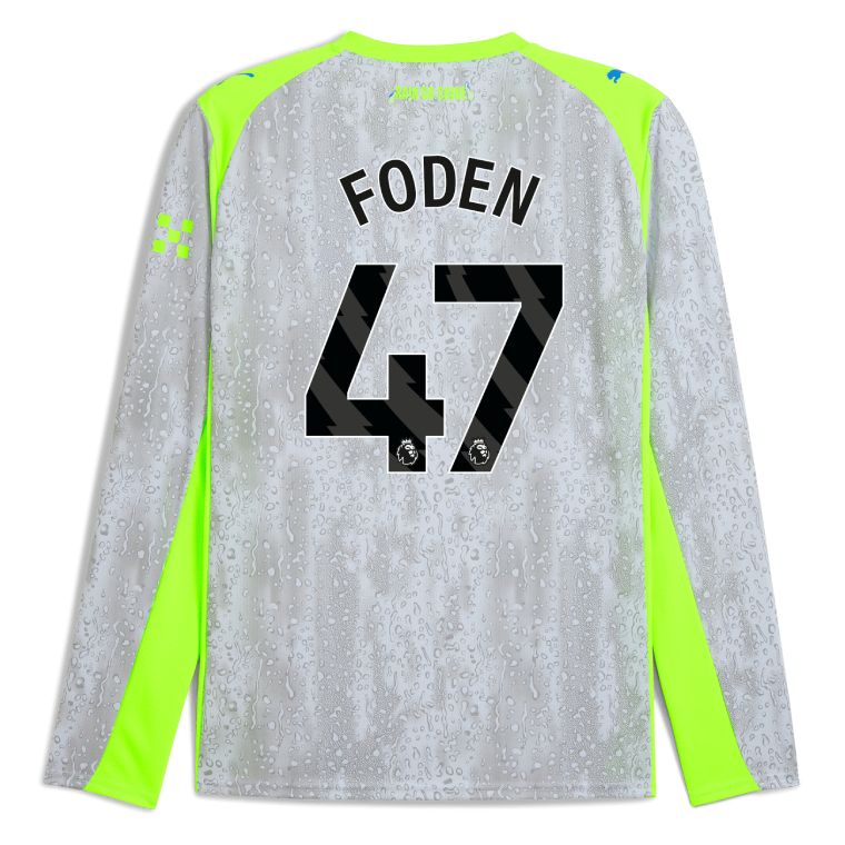 25-26 Manchester City Third FODEN 47 Long Sleeve Jersey