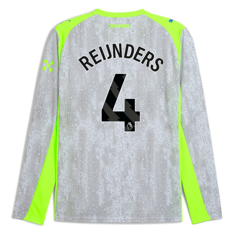 25-26 Manchester City Third REIJNDERS 4 Long Sleeve Jersey