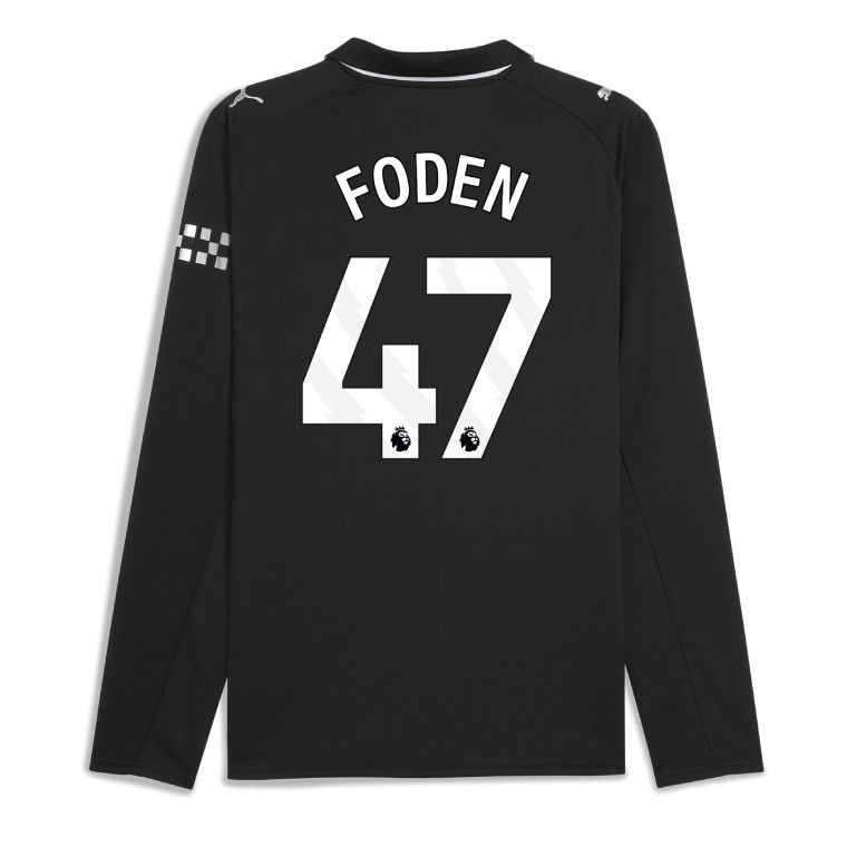 25-26 Manchester City Away FODEN 47 Long Sleeve Jersey