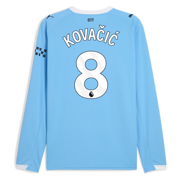 25-26 Manchester City Home KOVAČIĆ 8 Long Sleeve Jersey