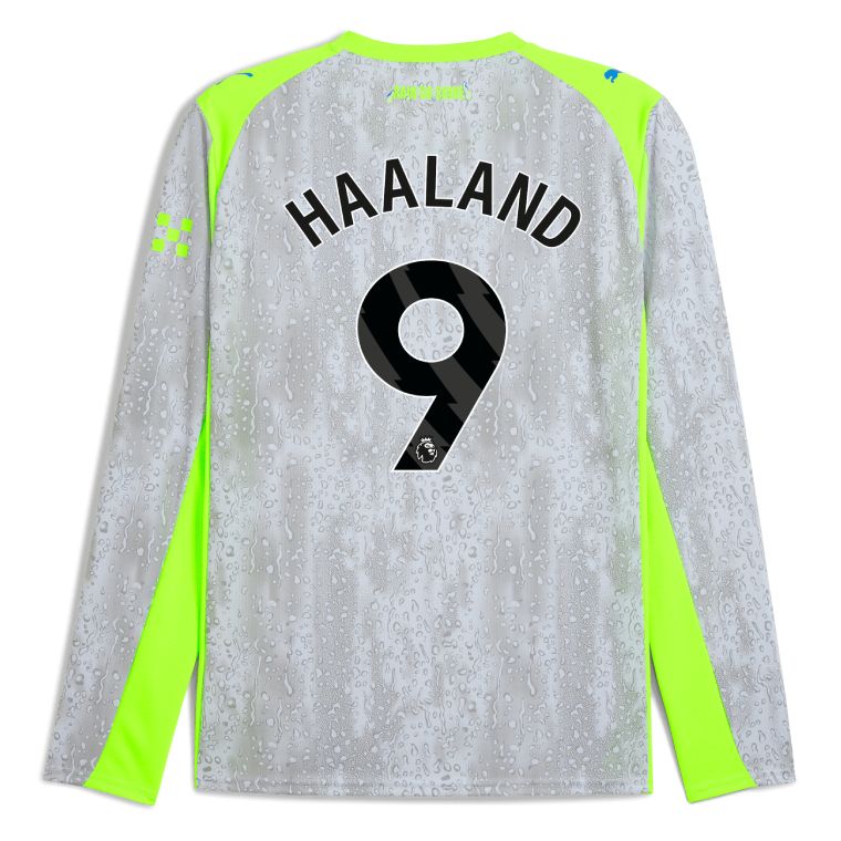 25-26 Manchester City Third HAALAND 9 Long Sleeve Jersey