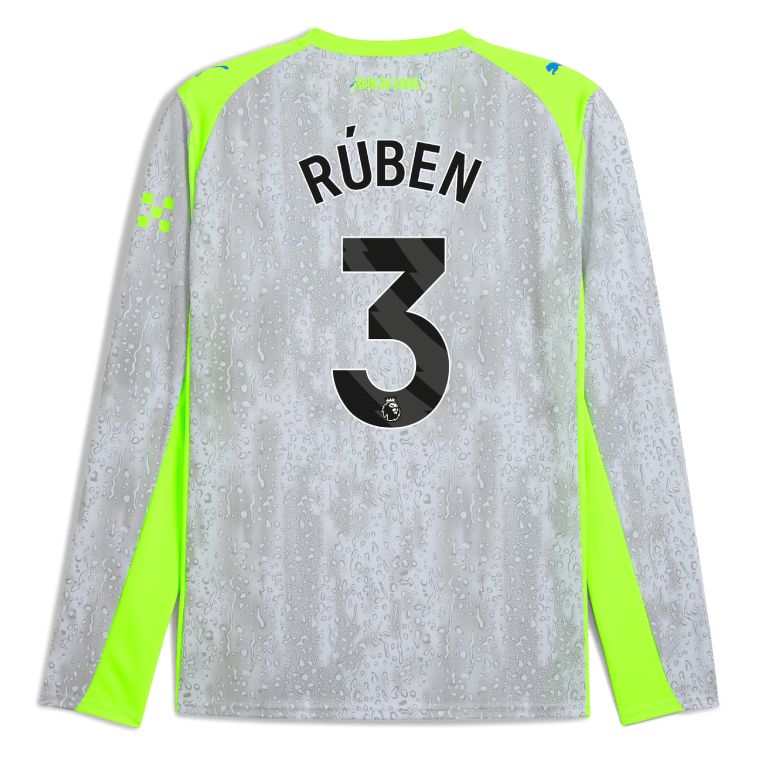 25-26 Manchester City Third RÚBEN 3 Long Sleeve Jersey