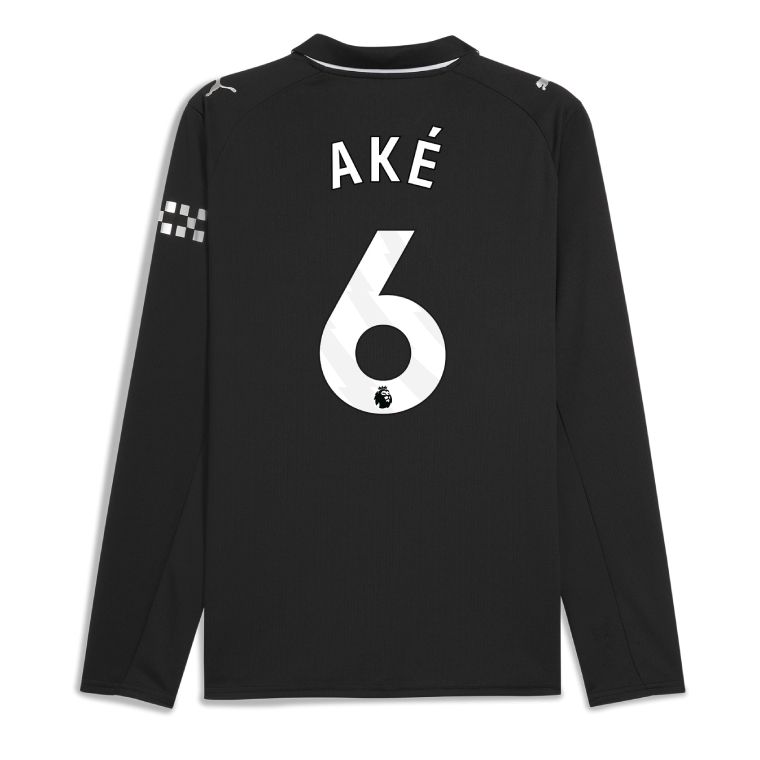 25-26 Manchester City Away AKÉ 6 Long Sleeve Jersey
