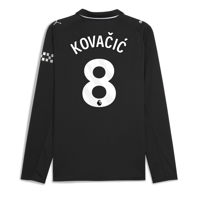 25-26 Manchester City Away KOVAČIĆ 8 Long Sleeve Jersey