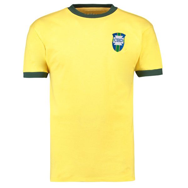 1970 Brazil Home Retro Jersey