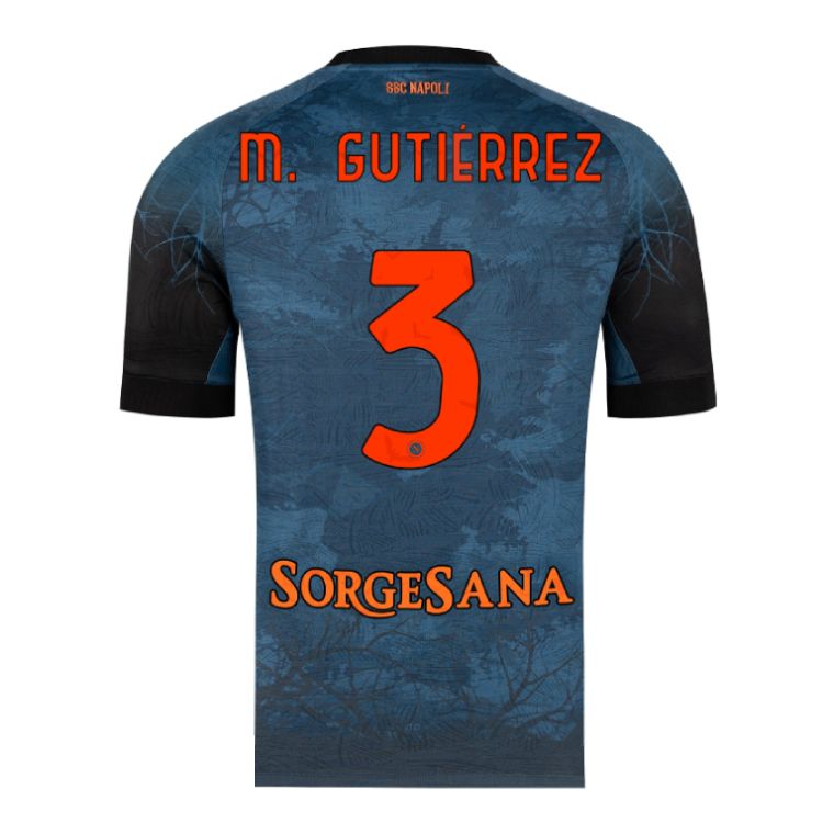 25-26 Napoli Home M. GUTIÉRREZ 3 Halloween Jersey