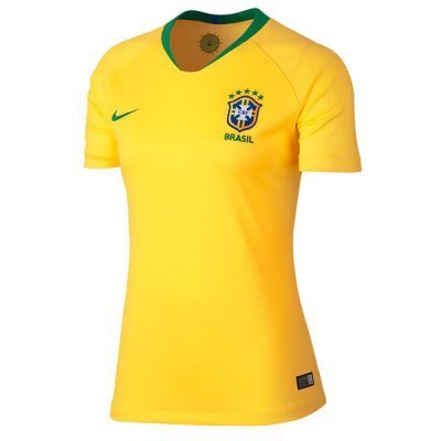 Nike Brazil Official Women's Home Jersey Shirt 2018