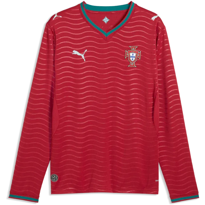 Portugal Home Stadium Jersey Men's Long Sleeve World Cup 2026 Jersey