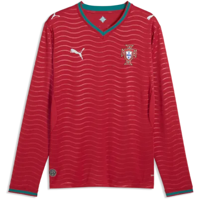 Portugal Home Stadium Jersey Men's Long Sleeve World Cup 2026 Jersey