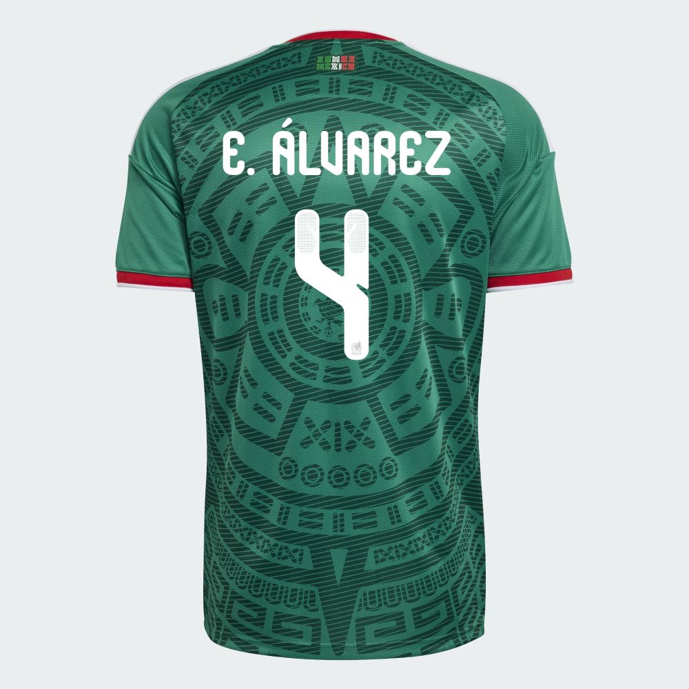 Mexico Edson Álvarez 4  Home World Cup Jersey 2026