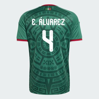 Mexico Edson Álvarez 4  Home World Cup Jersey 2026