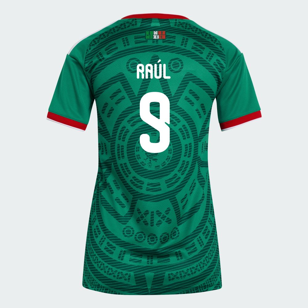 Mexico Raul Jimenez 9 Away World Cup Women's Jersey 2026