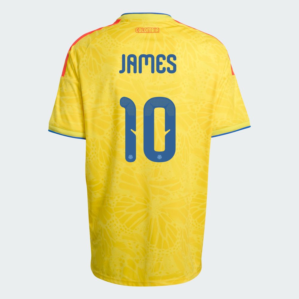 Colombia James Rodriguez 10 Home  World Cup Jersey 2026