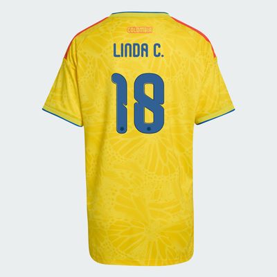 Colombia Home Linda Caicedo 18 World Cup Women's Jersey 2026