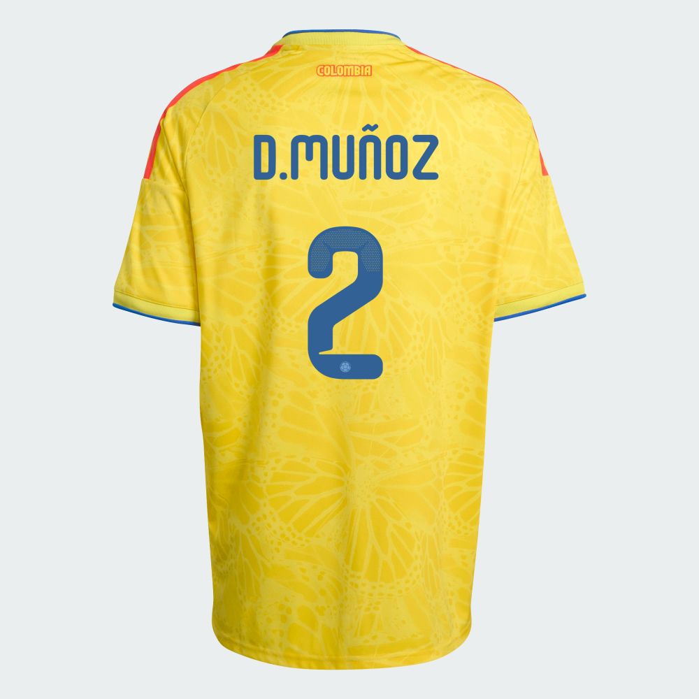 Colombia D.Muñoz  2 Home World Cup Jersey 2026