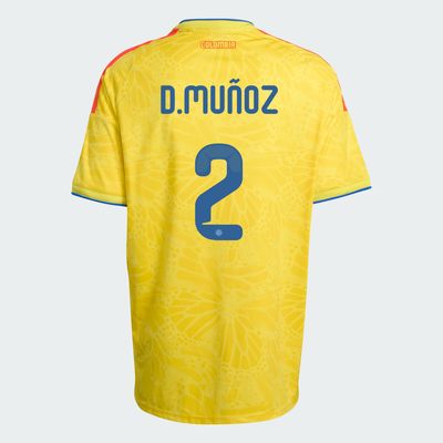 Colombia D.Muñoz  2 Home World Cup Jersey 2026