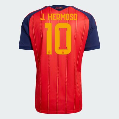 Spain  J.Hermoso 10 Home World Cup Jersey 2026