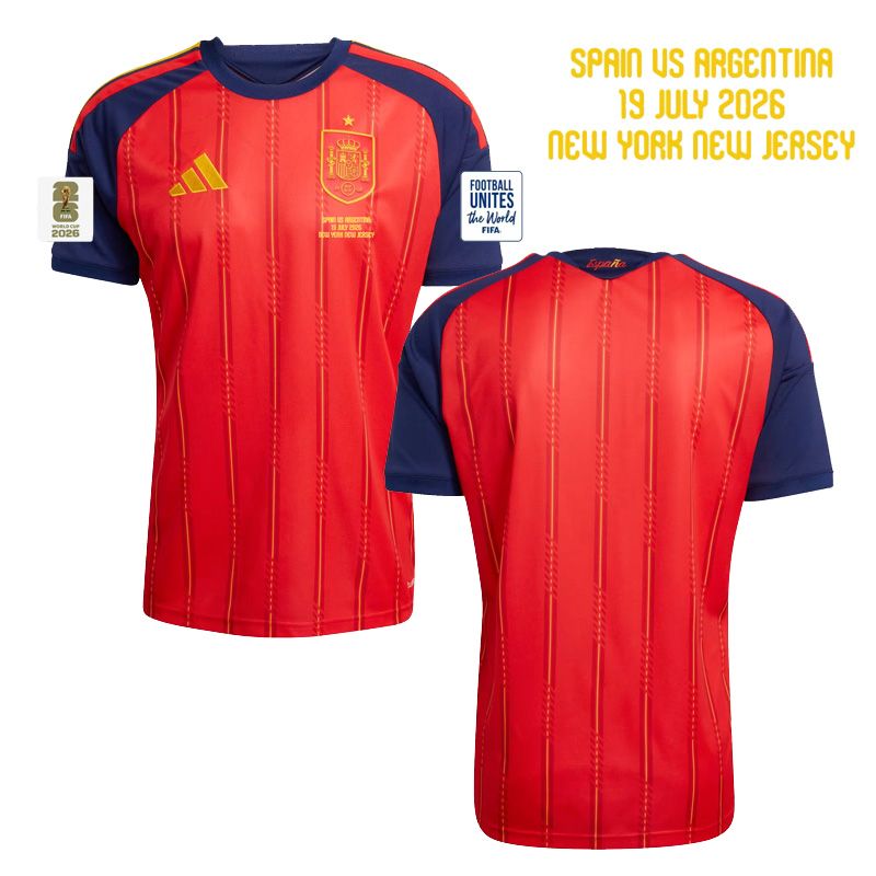 2026 Spain Home World Cup Final Jersey