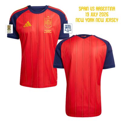2026 Spain Home World Cup Final Jersey