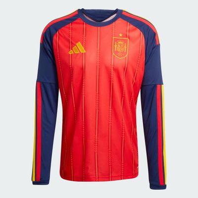 Spain Home World Cup Long Sleeve Jersey 2026