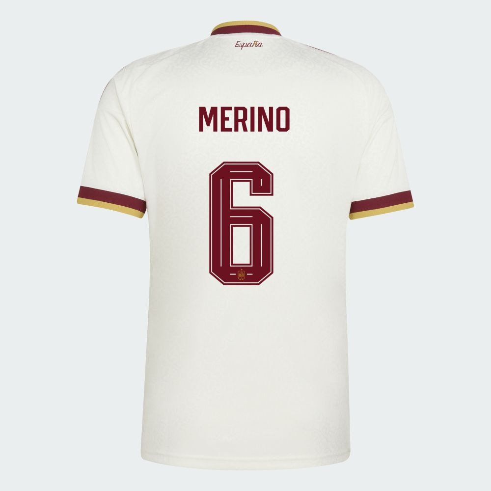 Spain Mikel Merino 6  Home World Cup Jersey 2026