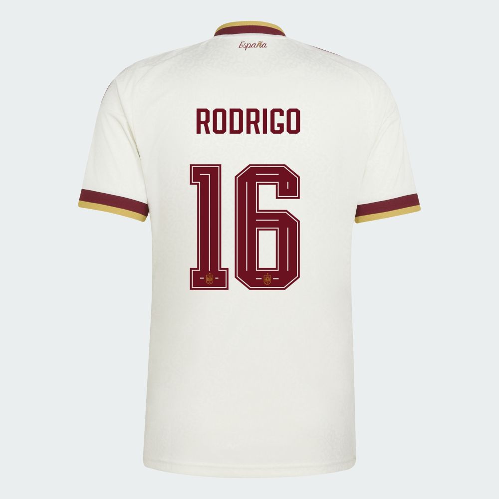 Spain Rodrigo 16 Away World Cup Jersey 2026