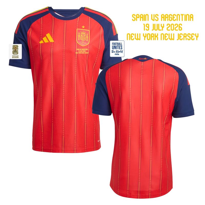 Spain Home World Cup Final Jersey 2026 (Player Version)