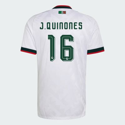 Mexico Julian Quiñones 16 Away World Cup Jersey 2026