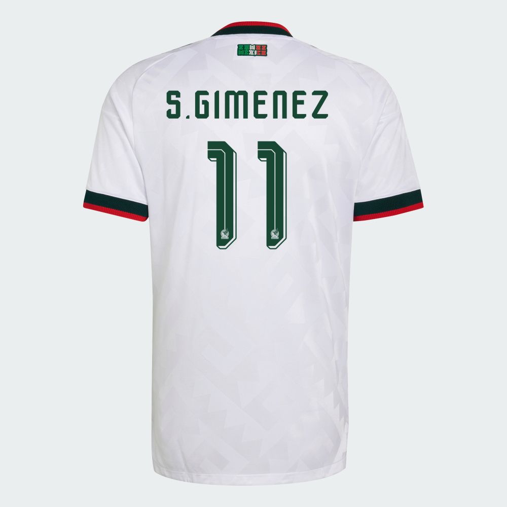 Mexico Santiago Giménez 11 Away World Cup Jersey 2026