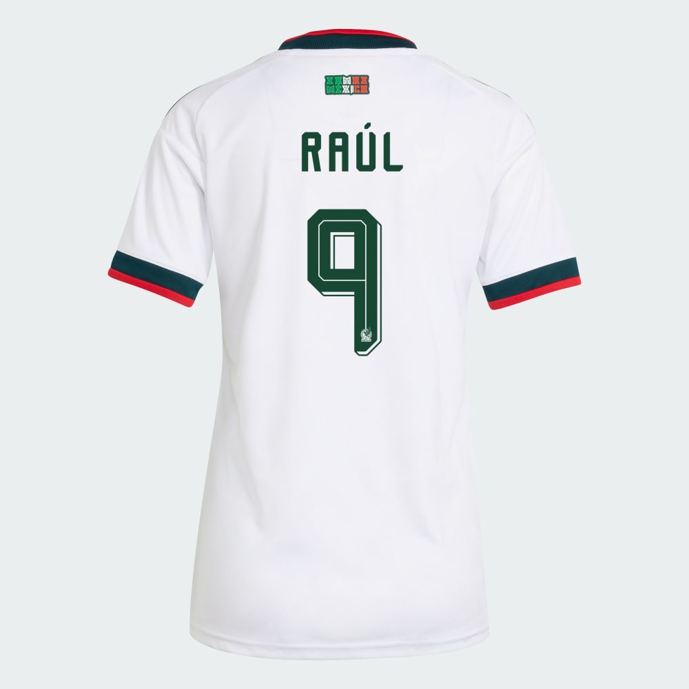 Mexico Raul Jimenez 9 Away World Cup Women's Jersey 2026