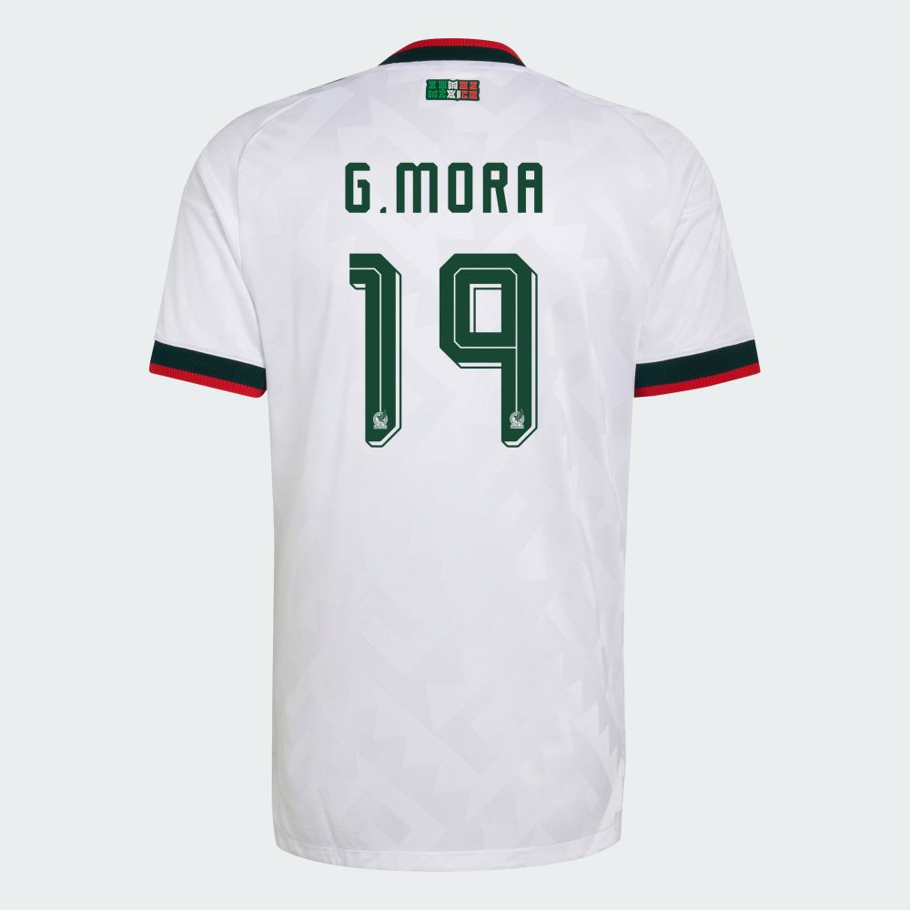 Mexico Gilberto Mora  19 Away World Cup Jersey 2026