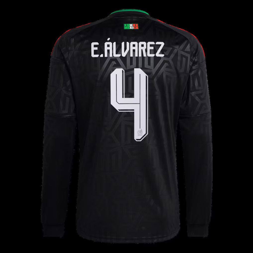 Mexico Edson Alvarez 4  Third World Cup Long Sleeve Jersey 2026