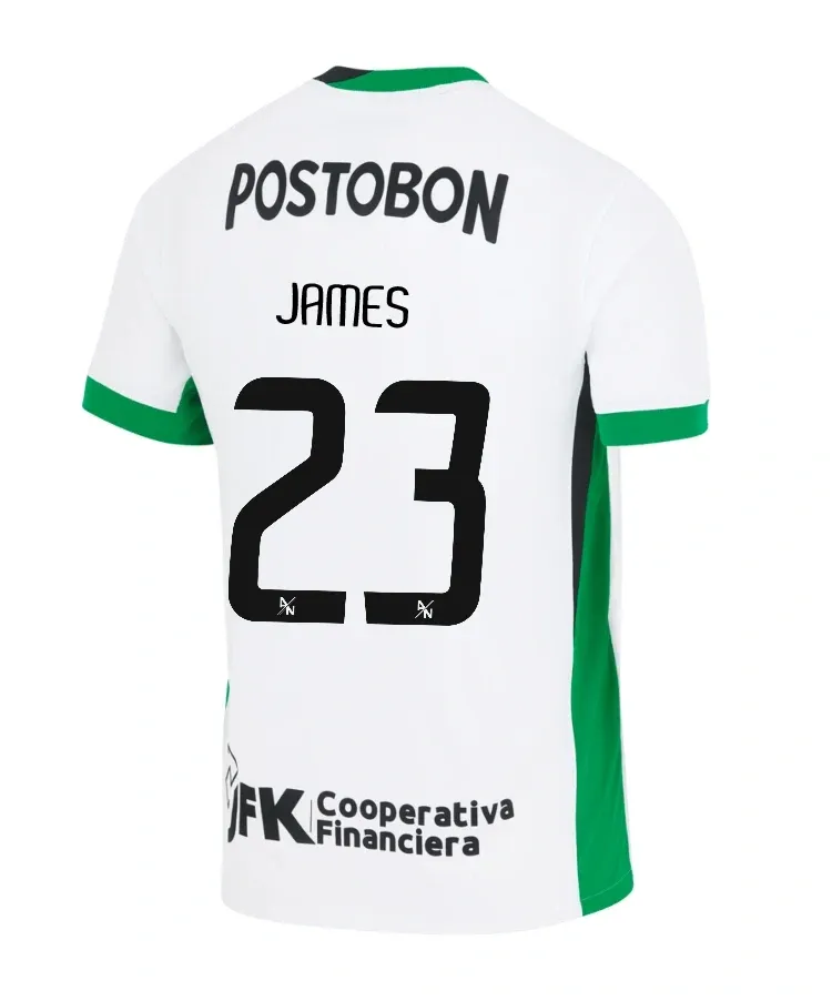 Camiseta Atletico Nacional  James Rodríguez #23 Away Soccer Jersey 2026/27