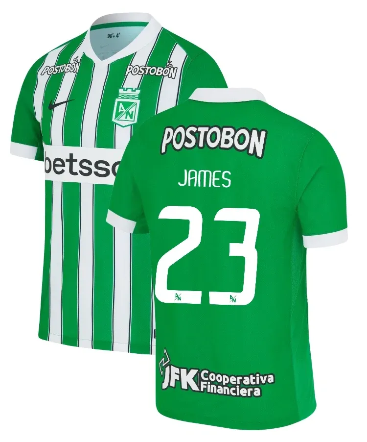 Camiseta Atletico Nacional  James Rodríguez #23 Home Soccer Jersey 2026/27