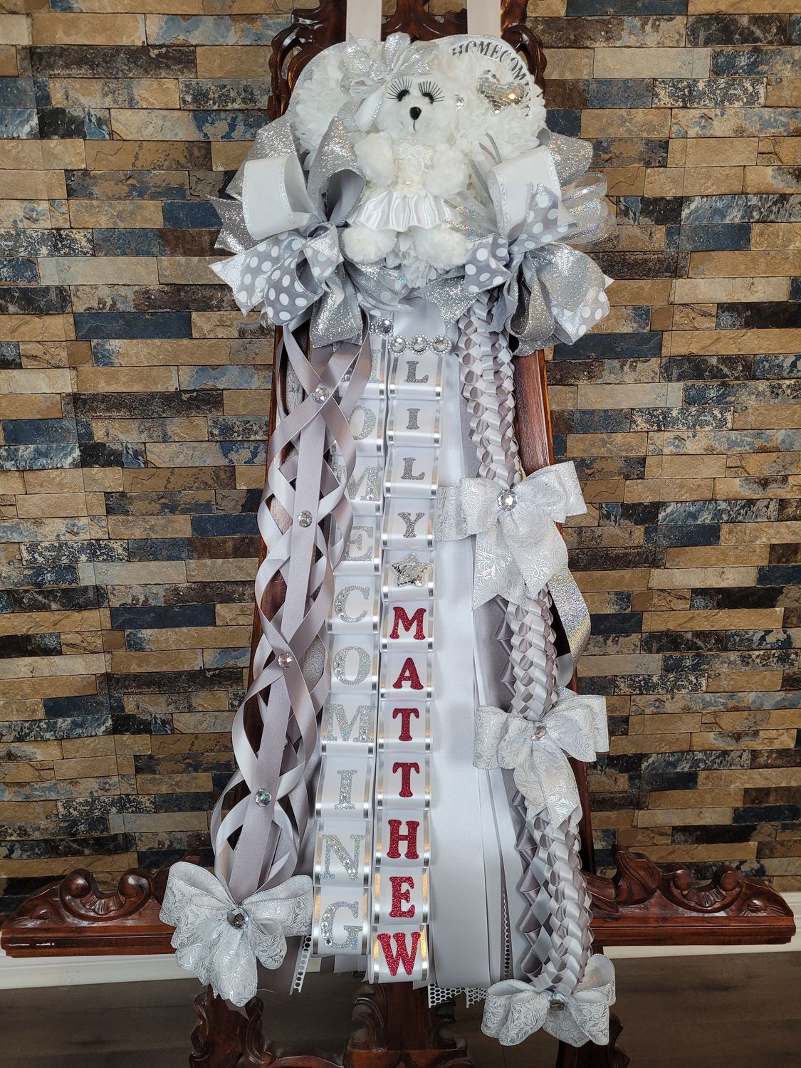 "The Field Goal" - Triple Homecoming Mum
